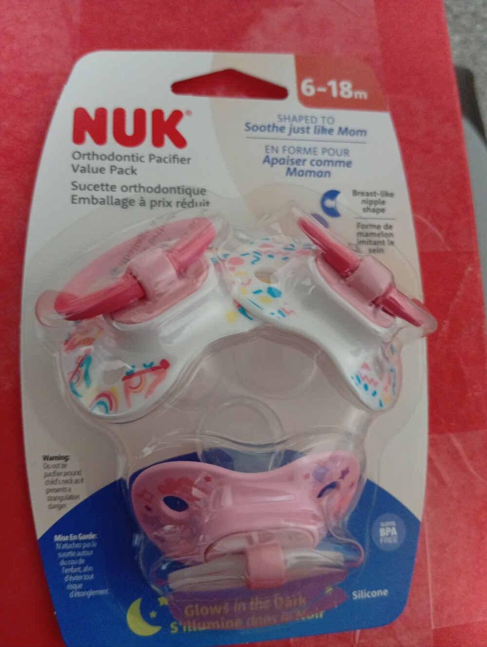 Nuk Orthodontic Pacifier Value Pack – 6-18m